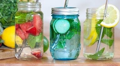 عينة من قائمة الشرب والأكل لمدة 7 أيام